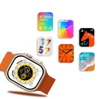 2.2 Inch X8 Ultra MAX With COMPASS Smart Watch Series 8 Nfc Always-On Display & Wireless Charging Orange