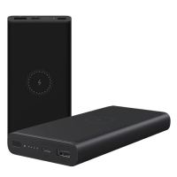 Mi Wireless Power Bank 10000mah 10w Qi Fast Type C Black
