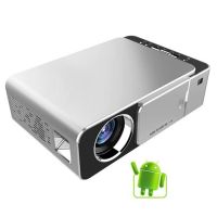 T6 Android 10.v Wifi Smart Optional Support 1080p Hd Led Portable Projector Silver