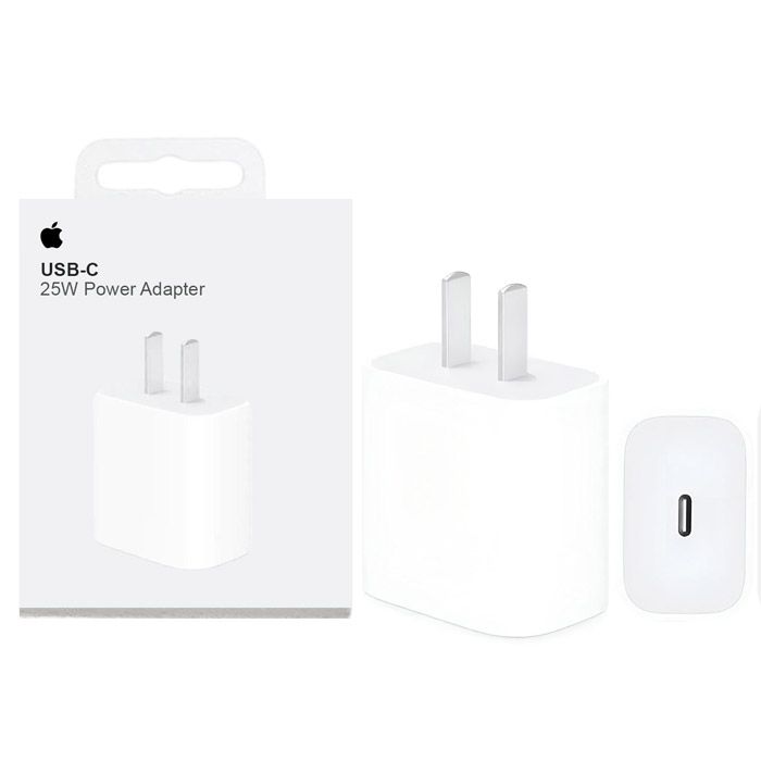 25w Iphone Usb-c Pd Power Adapter Charger 2 Pin (us Pin)