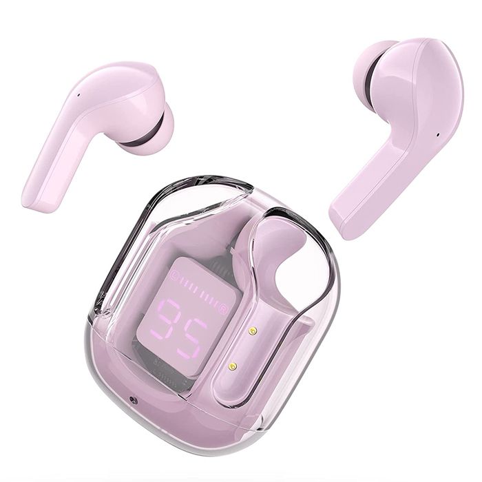 Air 31 Tws Transparent Earbuds Bluetooth 5.3v Pink