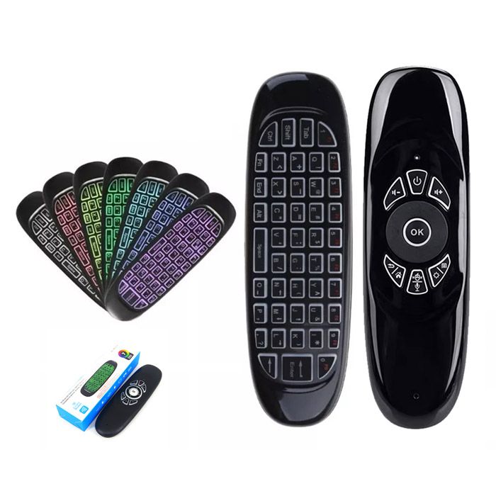 C120 Rgb 7 Backlight Voice Air Mouse