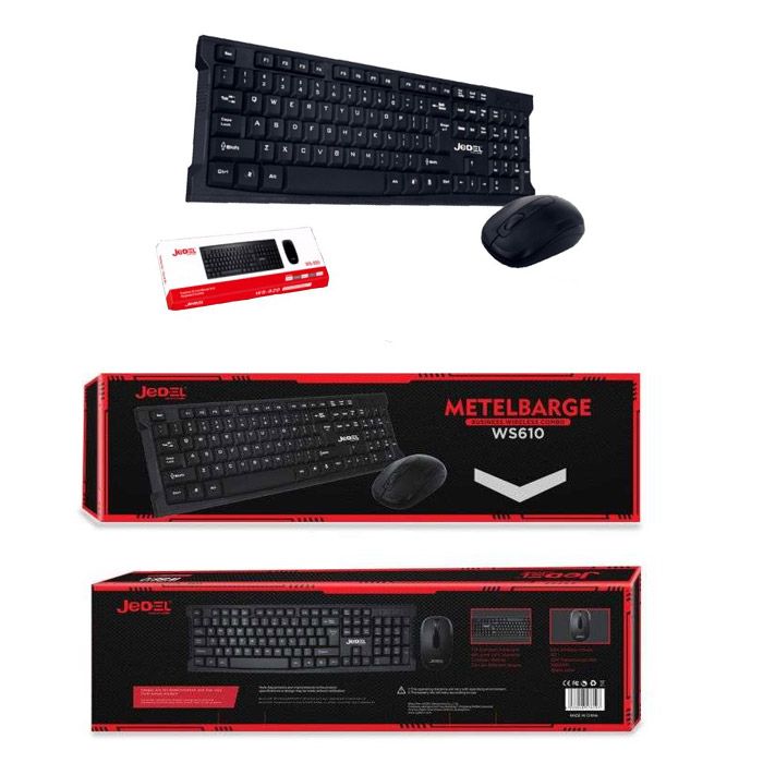 Jedel Wireless Keyboard Mouse Combo WS650 Change with new model