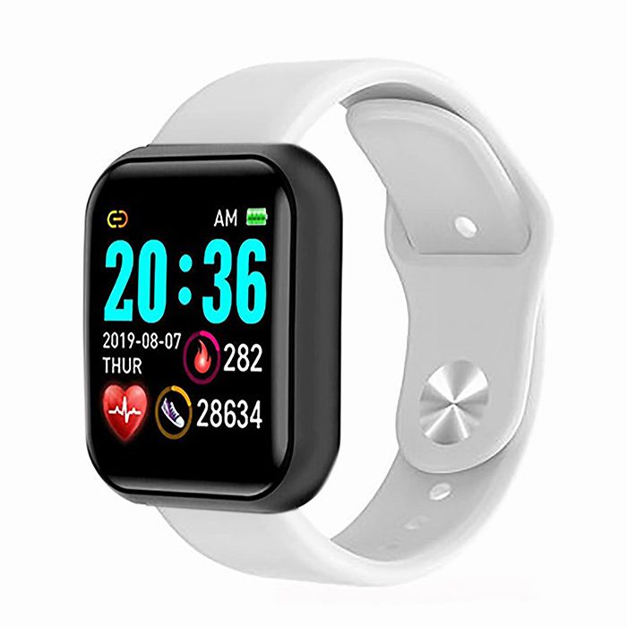D20 Fitness Bracelet Blood Pressure Bluetooth Heart Rate Monitor (Grey)