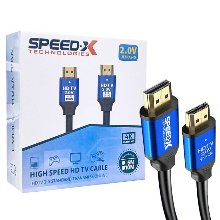 Speed-x 2.0v Hdmi Premium Cable Ultra Hd 4k 5m