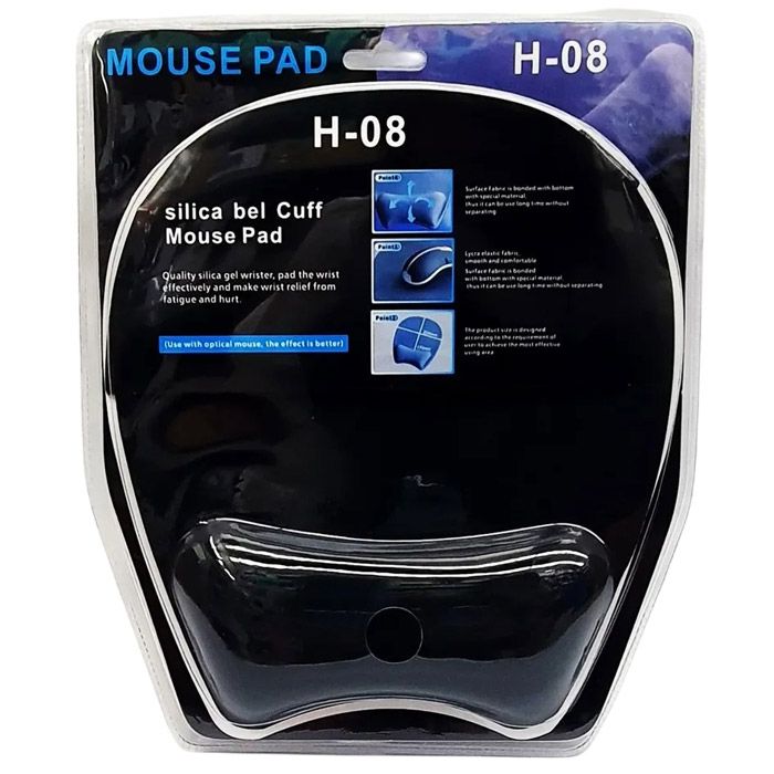 H08 Gel Mouse Pad With Wrist Pad