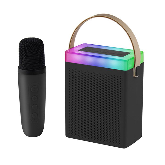 Kisonli G22 Mini Bt Portable Karaoke Speaker With Wireless Handheld Microphone