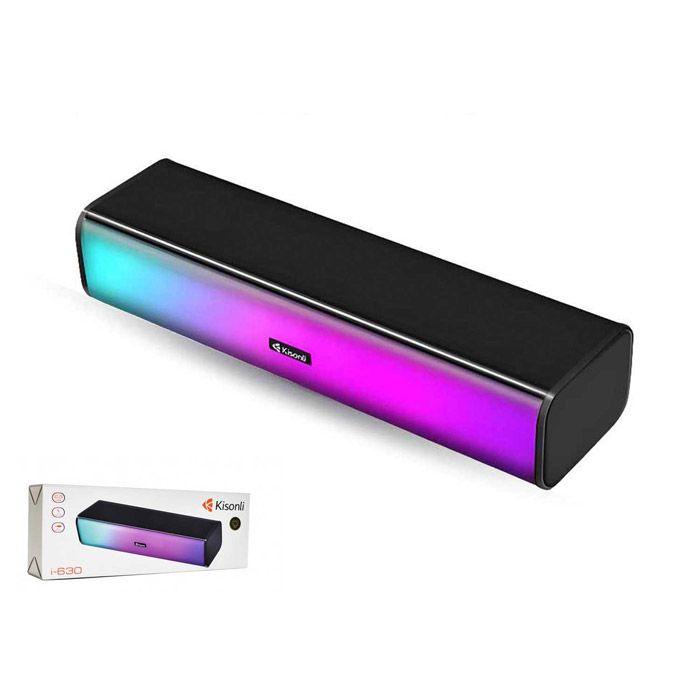 Kisonli I-630 Speaker Pc+bt Multimedia Usb Plug Rgb Colorful Light