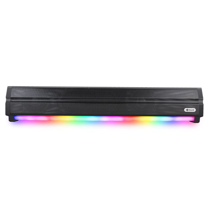 Kisonli Led-802 Rgb Wireless Bt 5.3 Modern Retro Design Soundbar