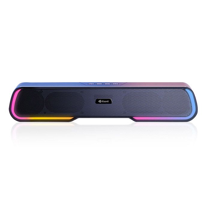 Kisonli Led-913 Sound Bar Bluetooth Gaming Colorful Light Speaker With Rgb Light