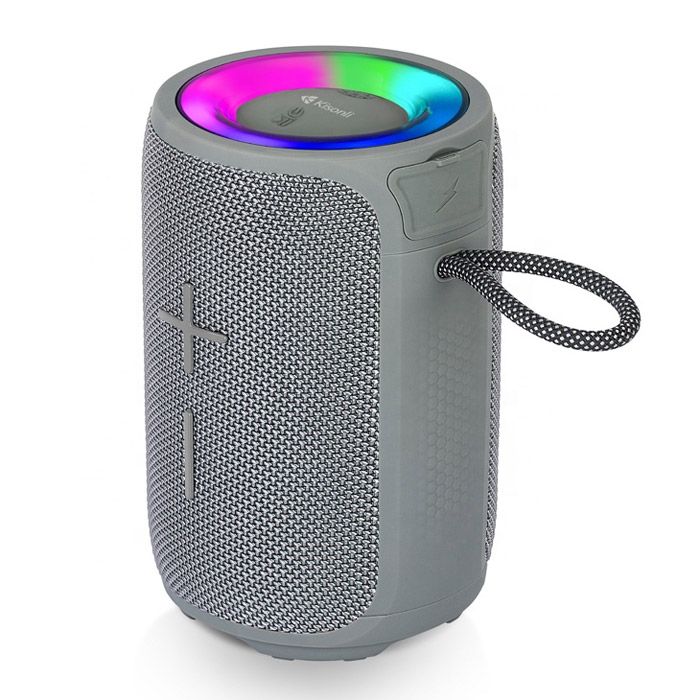 Kisonli Q23 12w Bt Super Bass Wireless Bluetooth Speaker With Rgb Light