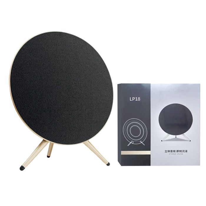 Lp18 Ufo Audio Space Wireless Bluetooth Loud Volume Home Theater Speaker Black Gold