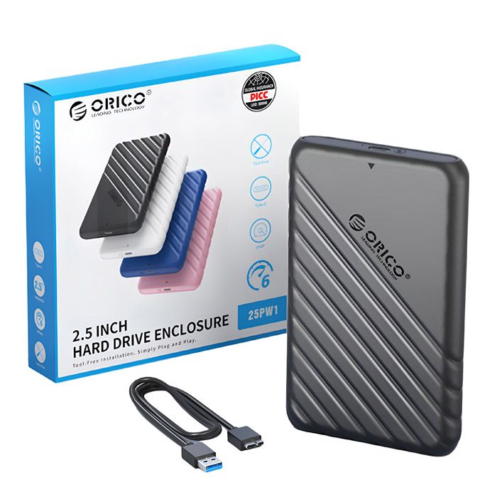 Orico 25pw1-u3 2.5 Inch Usb 3.0 Micro-b Hard Drive Enclosure