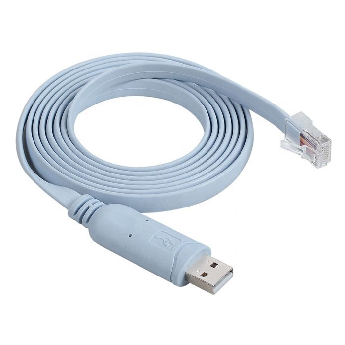 Rs232 Ftdi Chip Usb To Rj45 Usb Console Cable 1.8m
