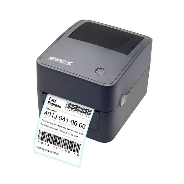 Speed-x Sp-700u 4 Inch Thermal Receipt And Label Printer With Usb Interfac,152mm/s Printing Speed Black Colour