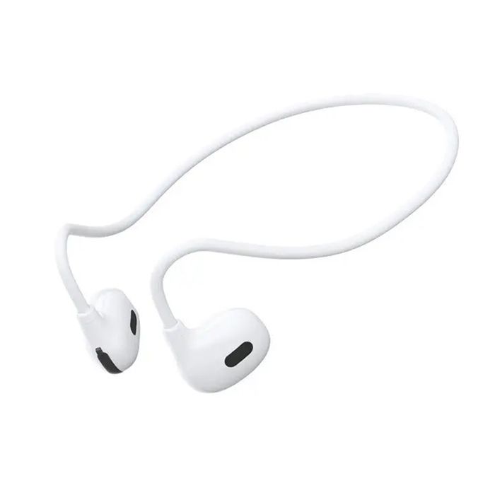 Sport Bluetooth Pro Air Neck Hanging Wireless Earphone White