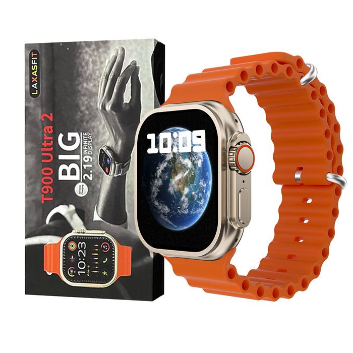 T900 Ultra 2 Series 9 2.19 Inch Screen Laxasfit Smart Watch Orange