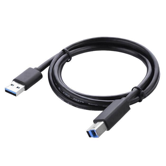 Usb Printer Cable 1.8m Black 3.0 Made In Taiwan