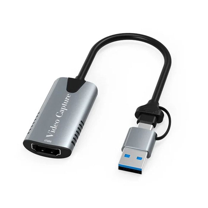 Video Capture Usb A/usb C 2in1 To Hdmi Connector