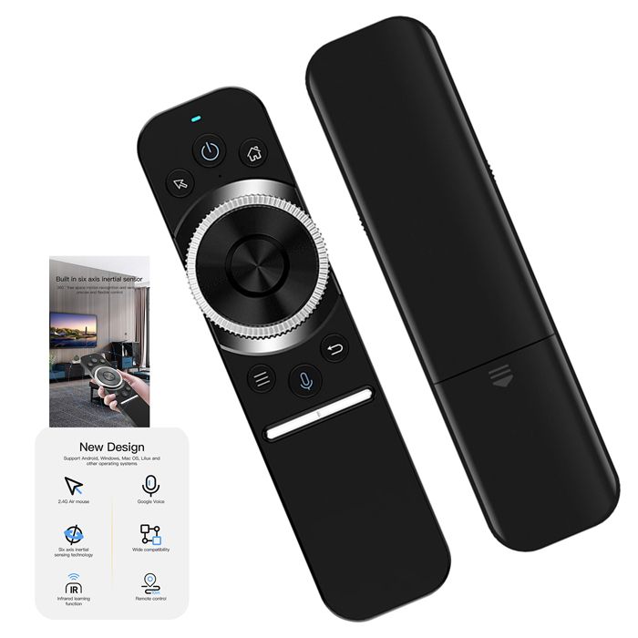 W1s 2.4g Air Mouse Remote Control Built-in 6-axis Gyroscope Sensor Ir Learning For Smart Tv Android Tv Box