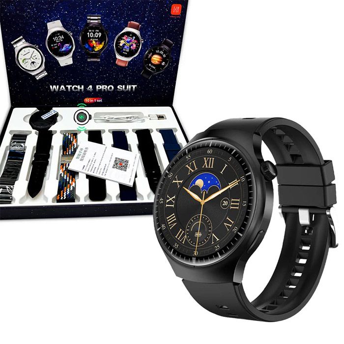 Watch4 Pro Suit Smartwatch High Definition Color Screen Healthy Monitoring Custom Dial