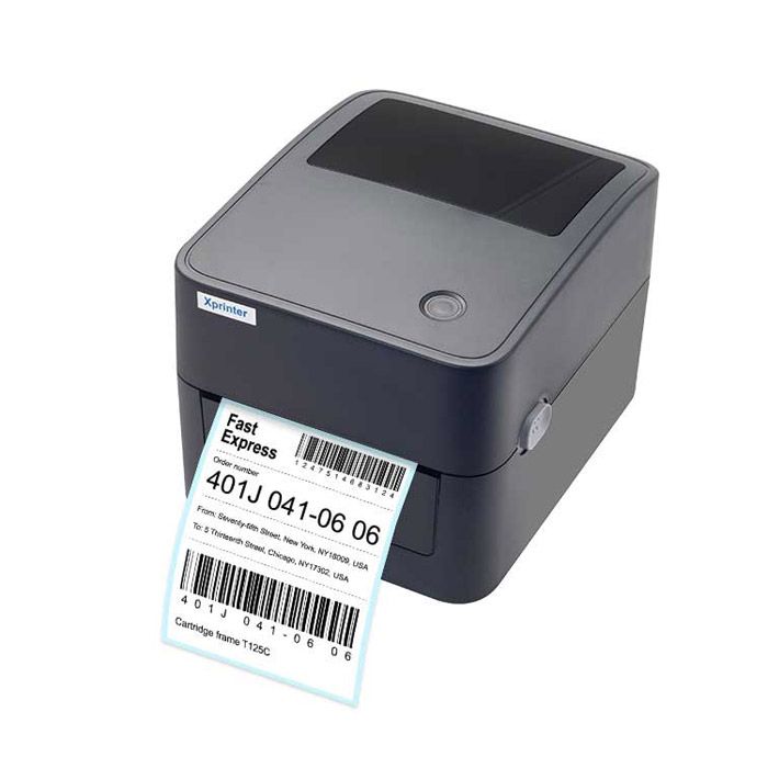 X Printer Xp-410b 4 Inch Thermal Receipt And Label Printer With Usb Interfac,152mm/s Printing Speed Black Colour