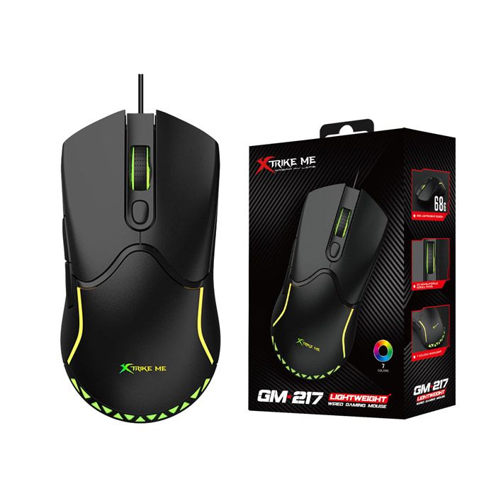 Xtrike Me Gm-217 Rgb Gaming Usb 6 Buttons Wired Mouse