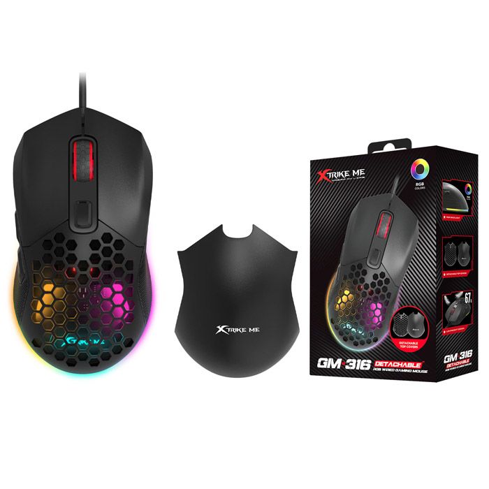 Xtrike Me Gm-316w Wired 7 Buttons Rgb Gaming Mouse