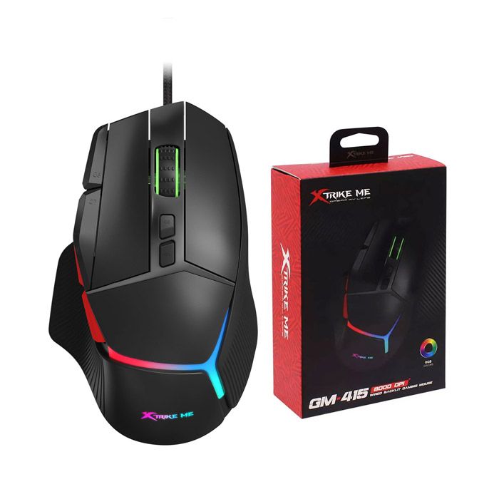 Xtrike Me Gm-415 (9 Buttons) Rgb Wired Gaming Mouse