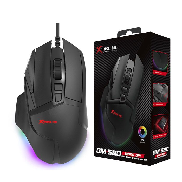 Xtrike Me Gm520 (8 Buttons) Rgb Wired Gaming Mouse