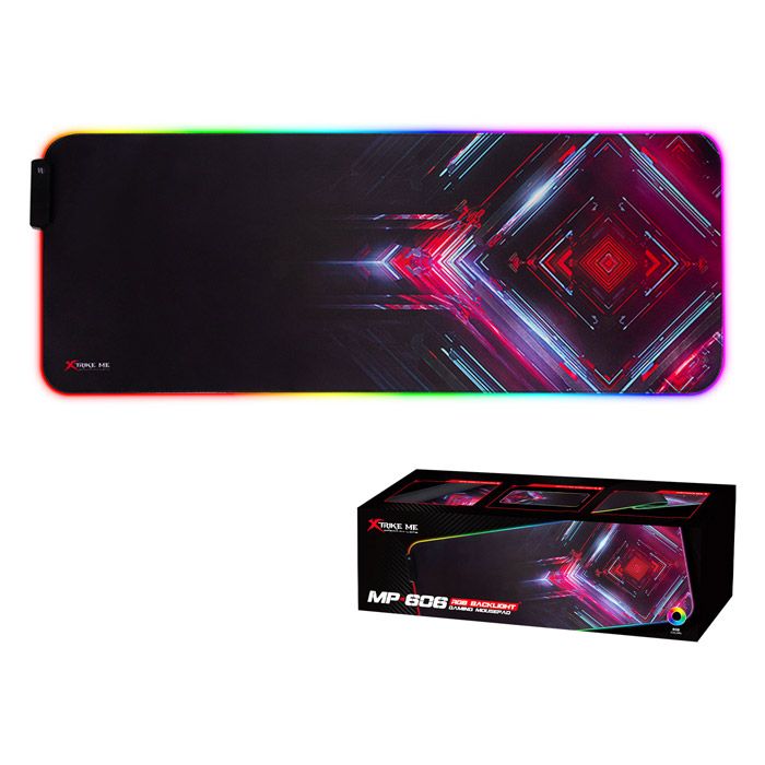 Xtrike Me Mp-606 Mouse Pad With 7 Color Rgb Lighting